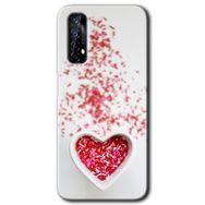 Realme 7 Kalpli Şekerleme Baskılı Uyumlu Silikon Kılıf