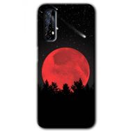 Realme 7 Kanlı Ay Baskılı Uyumlu Silikon Kılıf
