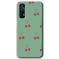 Realme 7 Kiraz Berry Baskılı Uyumlu Silikon Kılıf