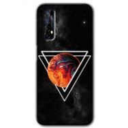 Realme 7 Kızıl Gezegen Baskılı Uyumlu Silikon Kılıf