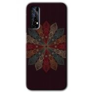 Realme 7 Mandala Flower Wal Baskılı Uyumlu Silikon Kılıf