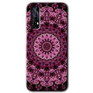 Realme 7 Mandala Patterns Kaleidoscope Baskılı Uyumlu Silikon Kılıf