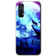 Realme 7 Mega Kurt Baskılı Uyumlu Silikon Kılıf
