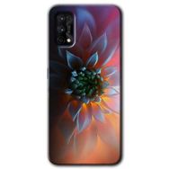 Realme 7 Pro Çiçek Motif Baskılı Uyumlu Silikon Kılıf