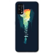 Realme 7 Pro City Bird Sky Baskılı Uyumlu Silikon Kılıf