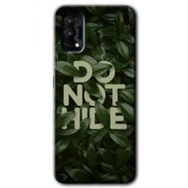 Realme 7 Pro Do Not Hide Baskılı Uyumlu Silikon Kılıf