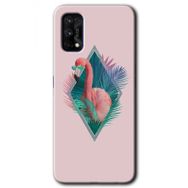 Realme 7 Pro Flamingo Baskılı Uyumlu Silikon Kılıf