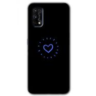 Realme 7 Pro Heart Strokes Baskılı Uyumlu Silikon Kılıf