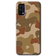 Realme 7 Pro Kamuflaj 10 Baskılı Uyumlu Silikon Kılıf