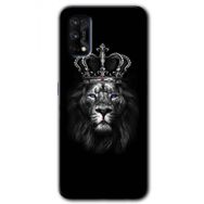 Realme 7 Pro King Lion Baskılı Uyumlu Silikon Kılıf
