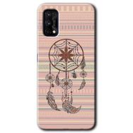 Realme 7 Pro Mandala Retro Baskılı Uyumlu Silikon Kılıf