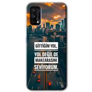 Realme 7 Pro Manzara Seviyorum Baskılı Uyumlu Silikon Kılıf