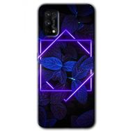Realme 7 Pro Mekanik Yaprak 5 Baskılı Uyumlu Silikon Kılıf