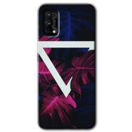 Realme 7 Pro Mekanik Yaprak Baskılı Uyumlu Silikon Kılıf