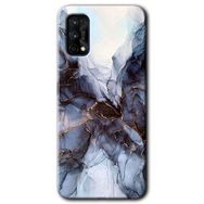 Realme 7 Pro Otantik Mermer Baskılı Uyumlu Silikon Kılıf