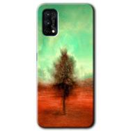 Realme 7 Pro Outlines Paint Baskılı Uyumlu Silikon Kılıf