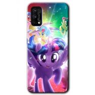 Realme 7 Pro Pony Baskılı Uyumlu Silikon Kılıf