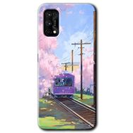Realme 7 Pro Rails Paint Baskılı Uyumlu Silikon Kılıf