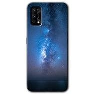 Realme 7 Pro Samanyolu Baskılı Uyumlu Silikon Kılıf