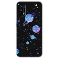Realme 7 Pro Samanyolu Galaksi Baskılı Uyumlu Silikon Kılıf