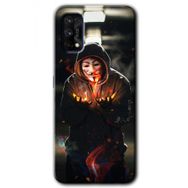 Realme 7 Pro V for Fire Baskılı Uyumlu Silikon Kılıf