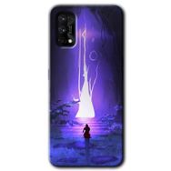 Realme 7 Pro Wanderer Silhouette Baskılı Uyumlu Silikon Kılıf
