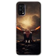 Realme 7 Pro Wings of Power Baskılı Uyumlu Silikon Kılıf
