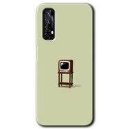 Realme 7 Retro TV Baskılı Uyumlu Silikon Kılıf