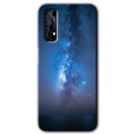 Realme 7 Samanyolu Baskılı Uyumlu Silikon Kılıf