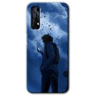 Realme 7 Sonbahar Yalnızlığı Baskılı Uyumlu Silikon Kılıf