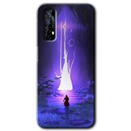 Realme 7 Wanderer Silhouette Baskılı Uyumlu Silikon Kılıf