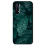 Realme 7 Yağmurlu Yaprak Baskılı Uyumlu Silikon Kılıf