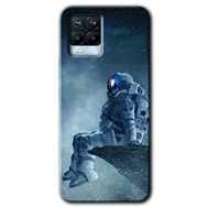 Realme 8 Pro Astronot Yalnızlığı Baskılı Uyumlu Silikon Kılıf