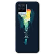 Realme 8 Pro City Bird Sky Baskılı Uyumlu Silikon Kılıf