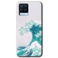 Realme 8 Pro Dalga Baskılı Uyumlu Silikon Kılıf