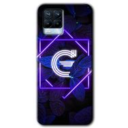 Realme 8 Pro Dark Neon Yaprak G Harfi Baskılı Uyumlu Silikon Kılıf