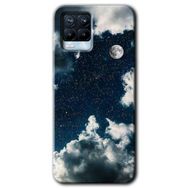 Realme 8 Pro Gece Gökyüzü Baskılı Uyumlu Silikon Kılıf