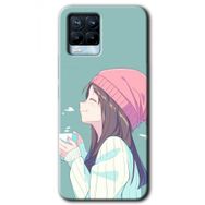 Realme 8 Pro Happy Girl Baskılı Uyumlu Silikon Kılıf