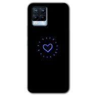 Realme 8 Pro Heart Strokes Baskılı Uyumlu Silikon Kılıf