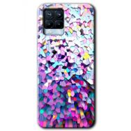 Realme 8 Pro Mosaic Fragments Colorfull Baskılı Uyumlu Silikon Kılıf