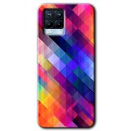 Realme 8 Pro Multi Oblique Baskılı Uyumlu Silikon Kılıf