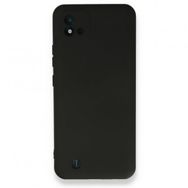 Realme C11 2021 Nano İçi Kadife Silikon Siyah Kılıf