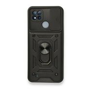 Realme C11 2021 Pars Lens Yüzüklü Silikon Siyah Kılıf