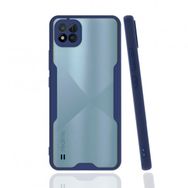 Realme C11 2021 Platin Silikon Lacivert Kılıf