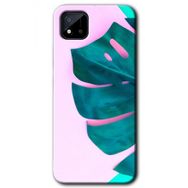 Realme C11 3D Yaprak Baskılı Uyumlu Silikon Kılıf