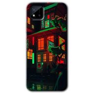 Realme C11 China Street Baskılı Uyumlu Silikon Kılıf