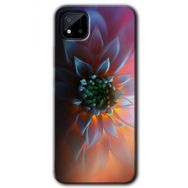 Realme C11 Çiçek Motif Baskılı Uyumlu Silikon Kılıf