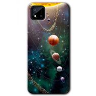 Realme C11 Cosmos Baskılı Uyumlu Silikon Kılıf