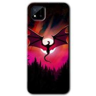 Realme C11 Dragon Night Baskılı Uyumlu Silikon Kılıf