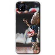 Realme C11 I am Groot Baskılı Uyumlu Silikon Kılıf